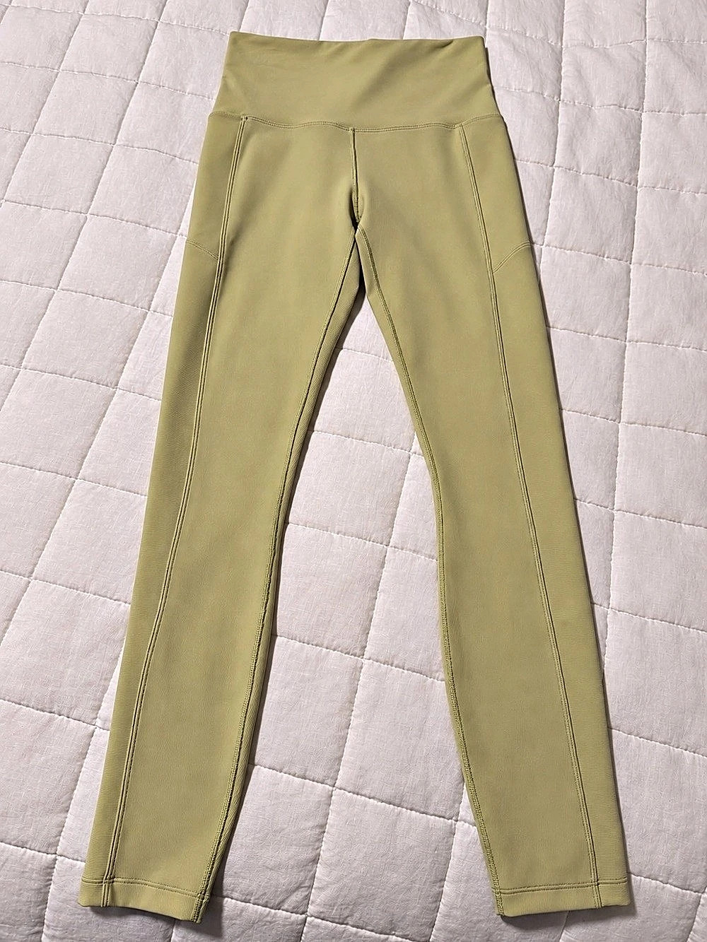 Calia High-Rise Pant with Pockets 25" Green NWT